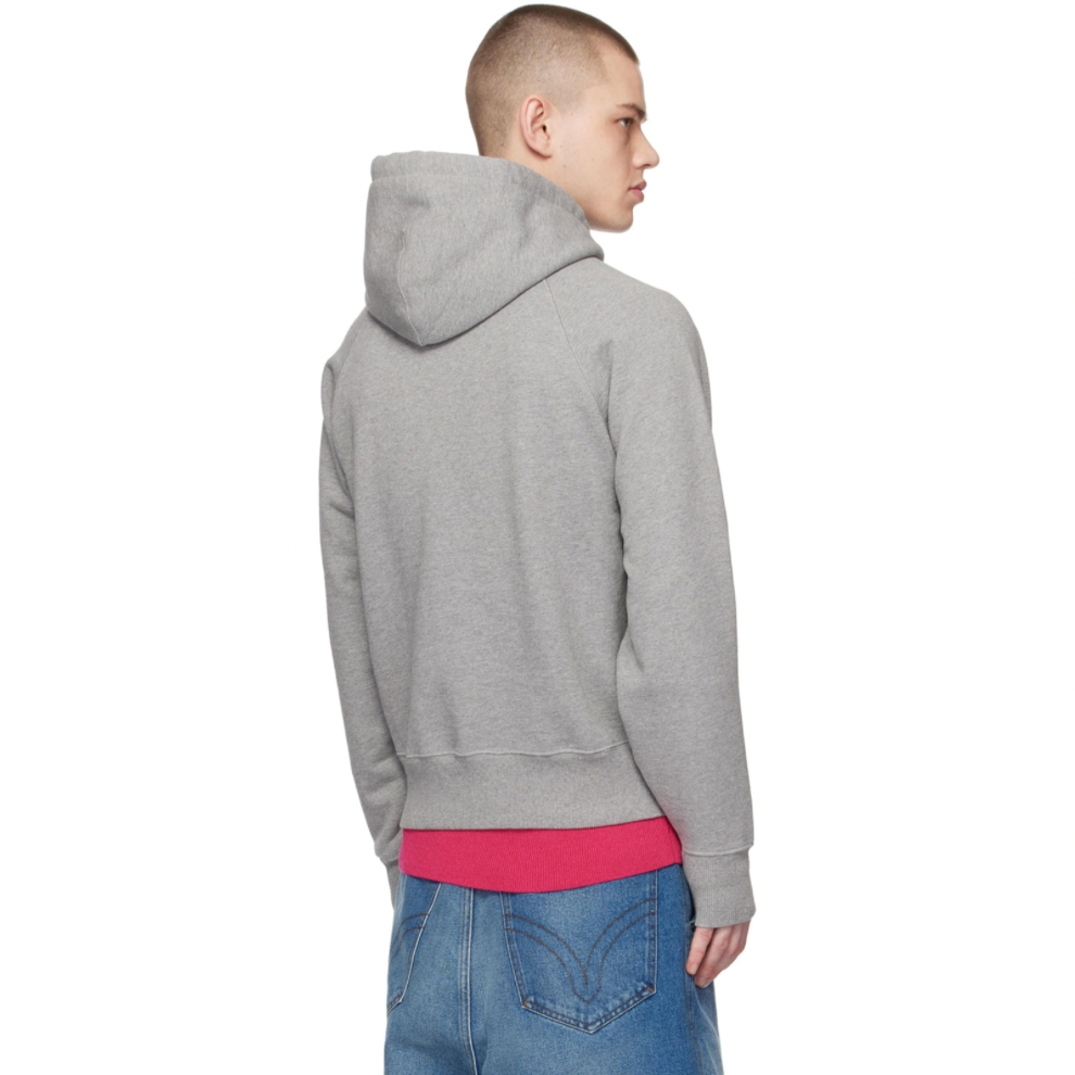 Buy AMI ALEXANDRE MATTIUSSI Gray Ami de Cœur Hoodie | Krewsa South Africa