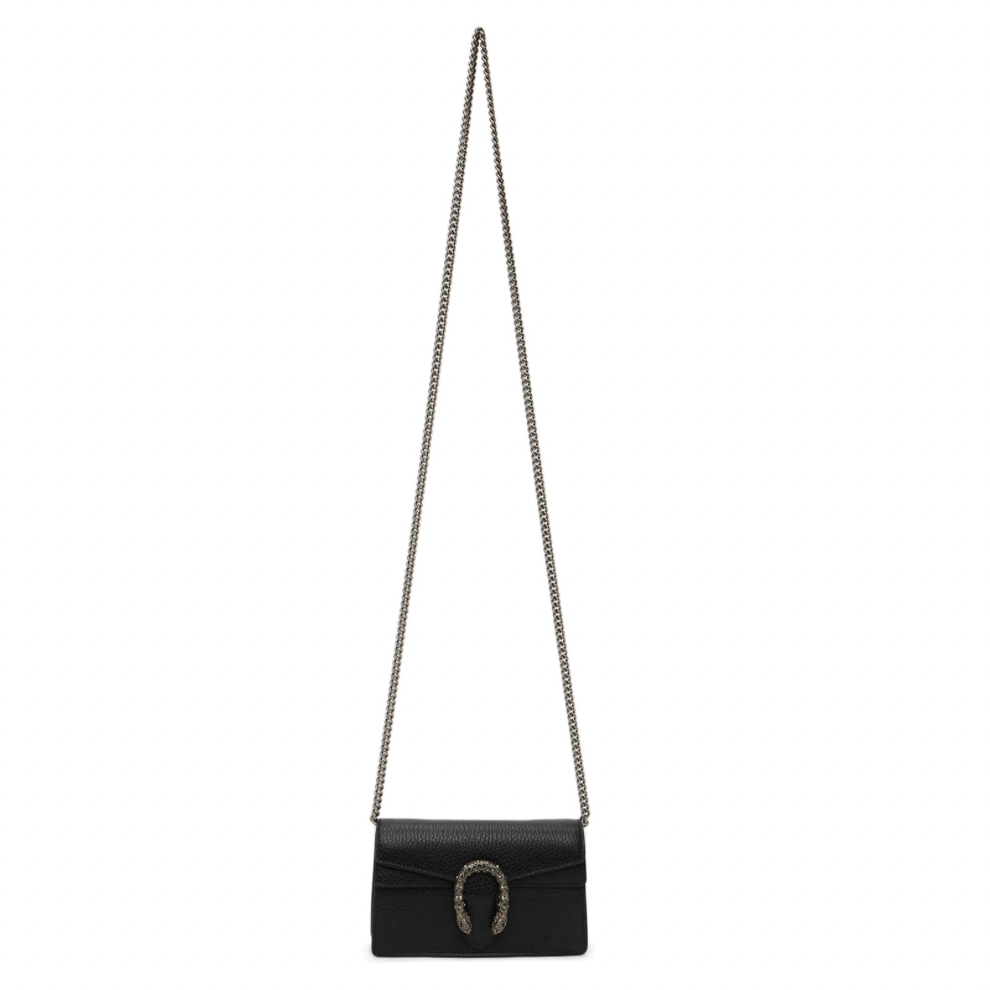 Buy GUCCI Black Super Mini Dionysus Chain Bag | Krewsa South Africa