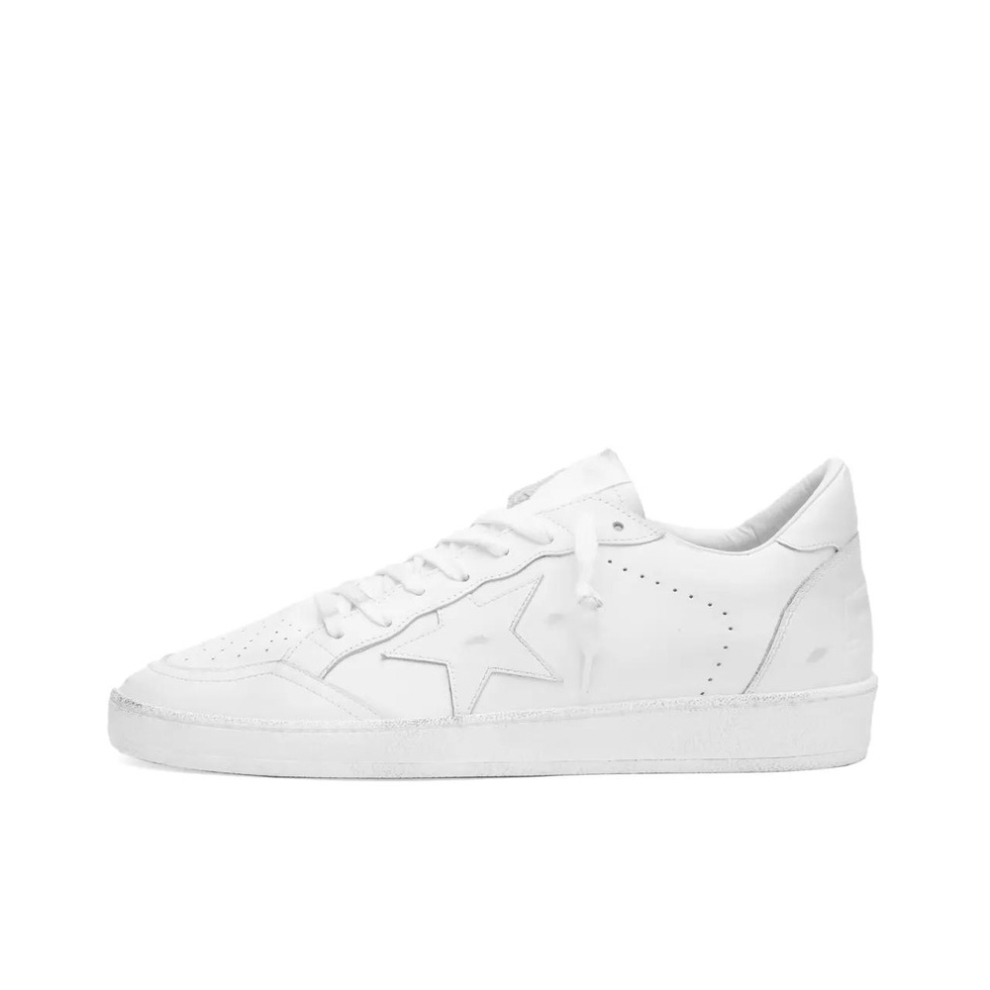 Buy GOLDEN GOOSE BALL STAR LEATHER SNEAKER OPTIC WHITE | Krewsa South Africa