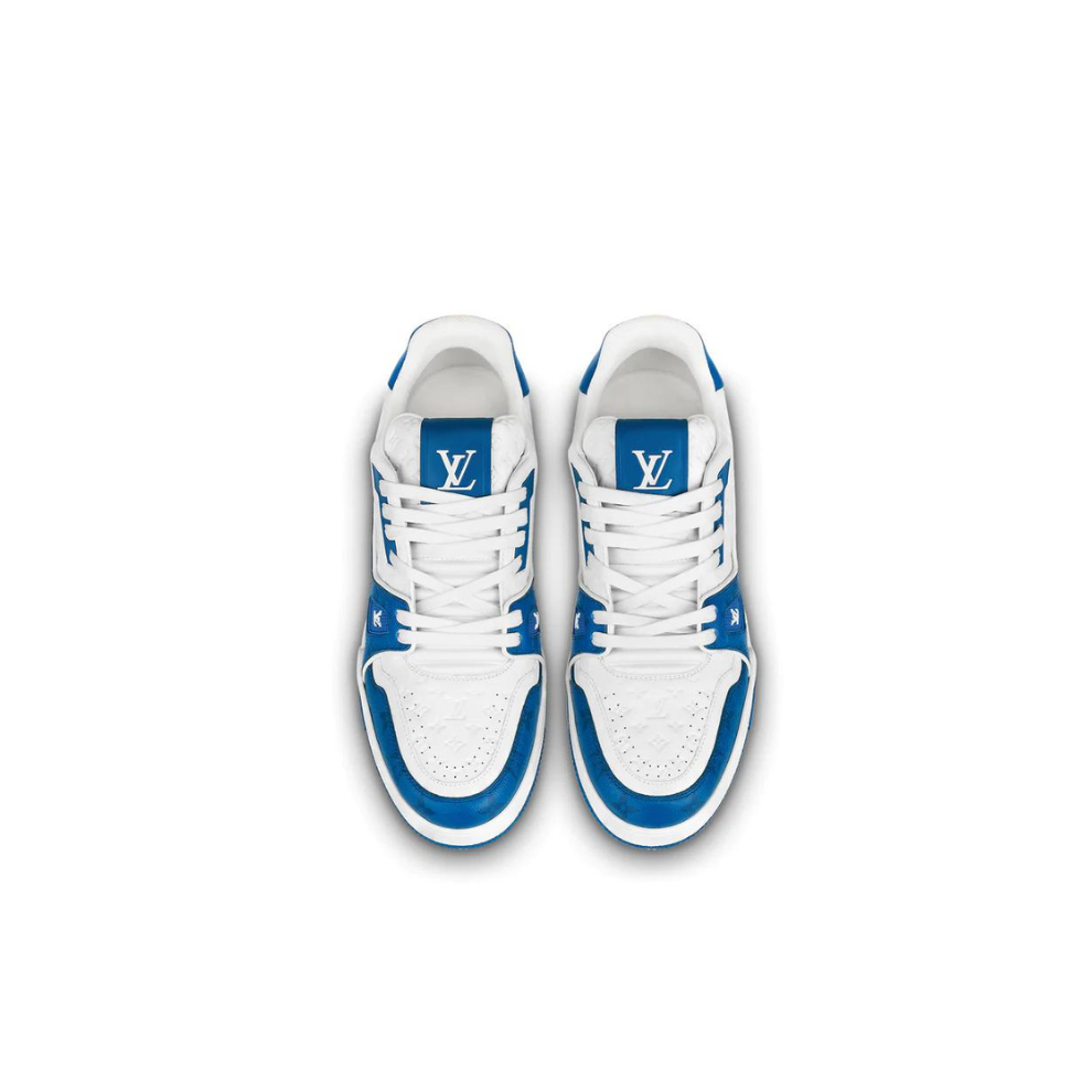 Buy LOUIS VUITTON LV TRAINER '54' WHITE BLUE SNEAKER | Krewsa South Africa