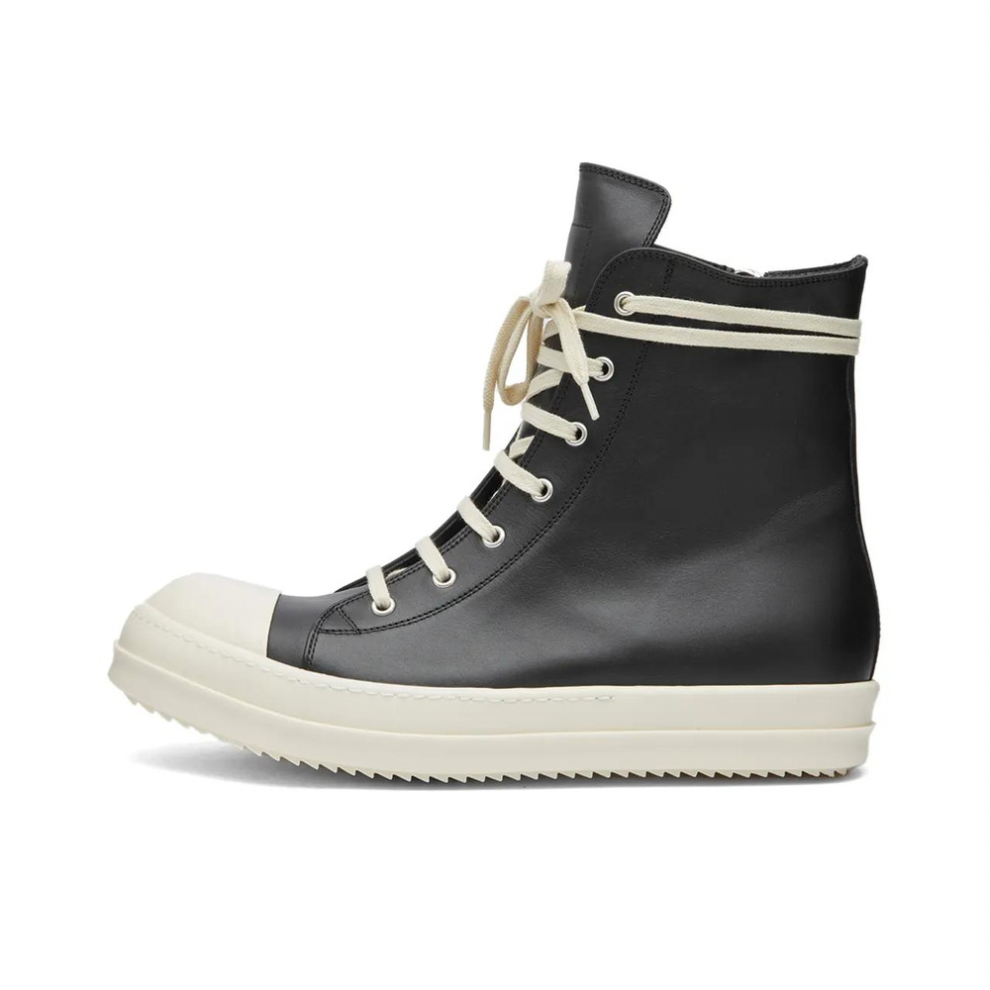 Buy RICK OWENS HIGH SNEAKER BLACK & MILK | Krewsa South Africa