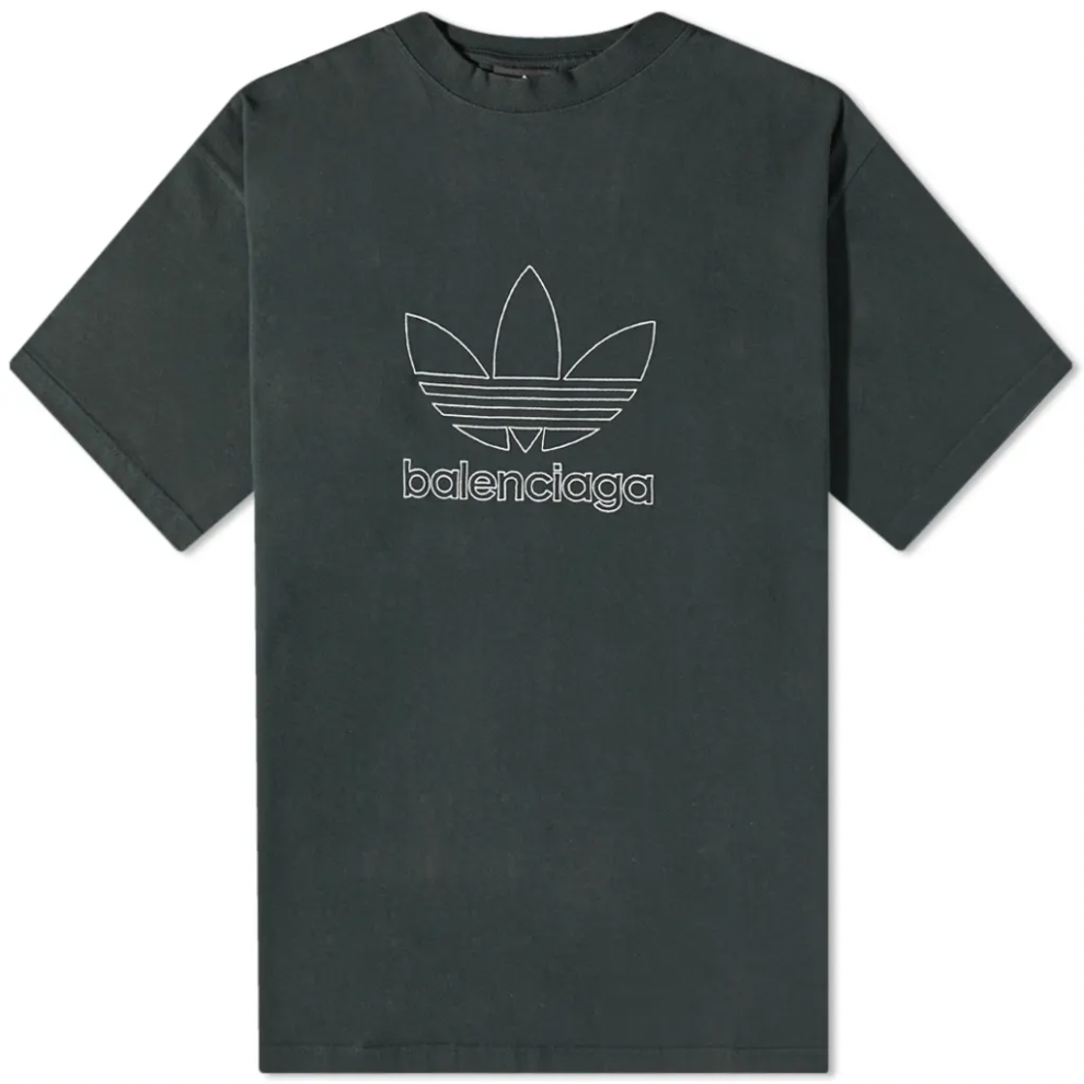 Buy BALENCIAGA X ADIDAS TEE CYPRESS GREEN & WHITE | Krewsa South Africa