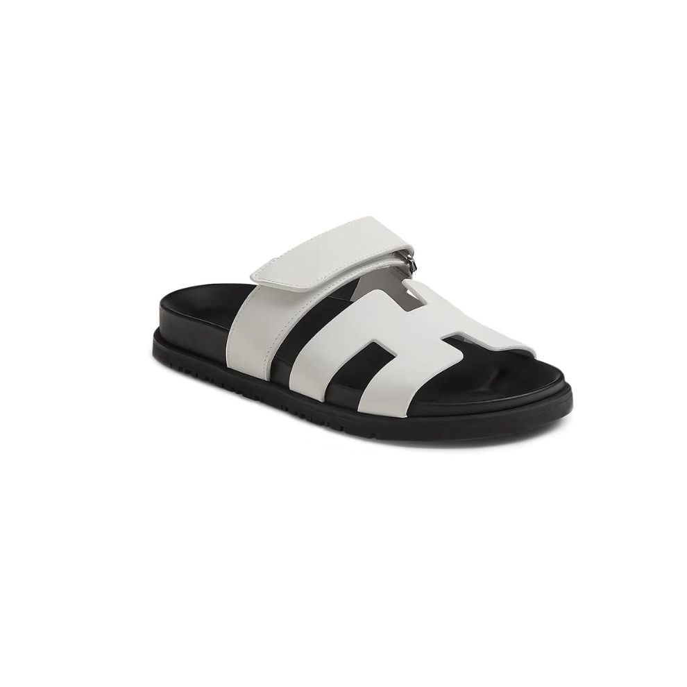 Buy HERMES PARIS CHYPRE WHITE BLACK SANDAL | Krewsa South Africa