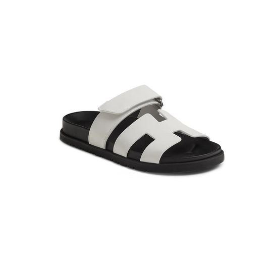 Buy HERMES PARIS CHYPRE WHITE BLACK SANDAL | Krewsa South Africa