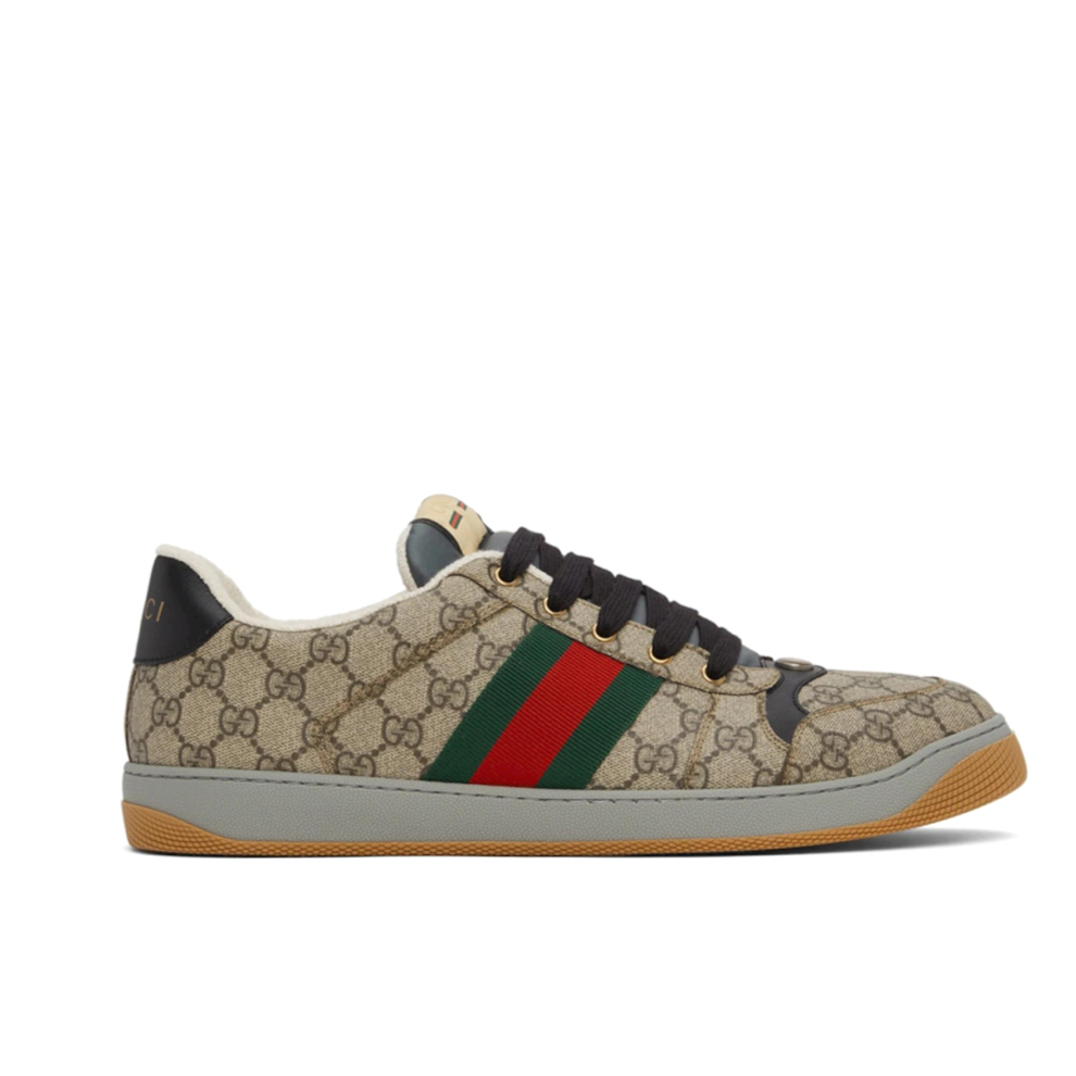 Buy GUCCI Beige & Black Screener GG Sneakers | Krewsa South Africa