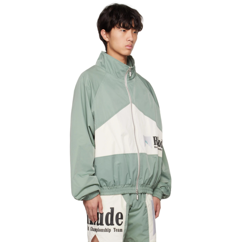Buy RHUDE Blue & Off-White Senna Flight Jacket | Krewsa South Africa