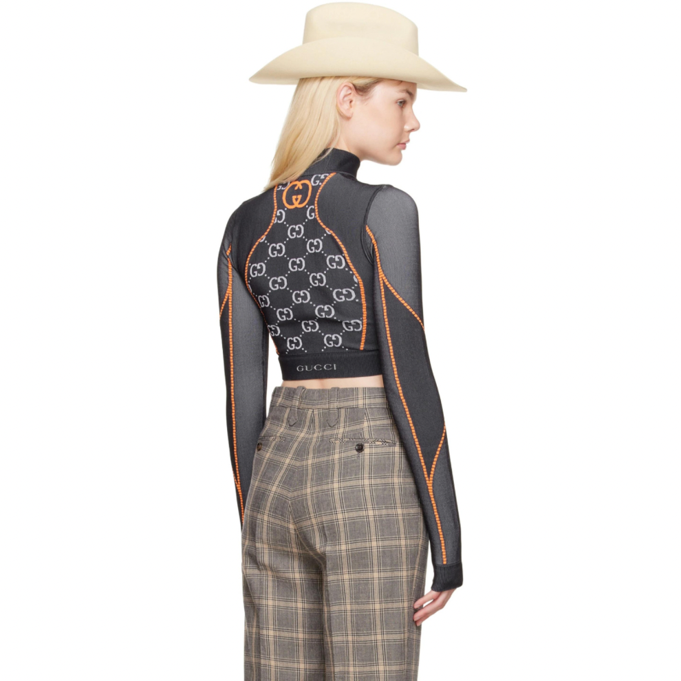 Buy GUCCI Black 'GG' Sports Top | Krewsa South Africa