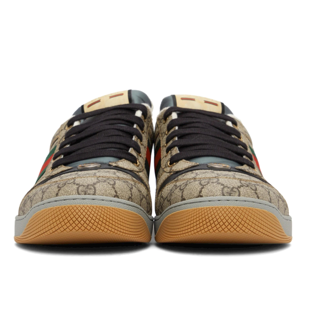 Buy GUCCI Beige & Black Screener GG Sneakers | Krewsa South Africa