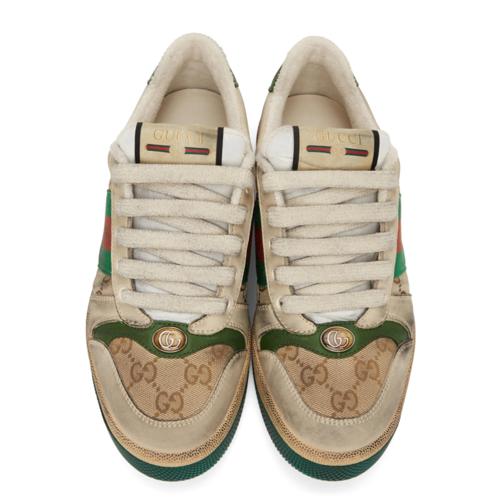 Buy GUCCI Beige Screener GG Sneakers | Krewsa South Africa