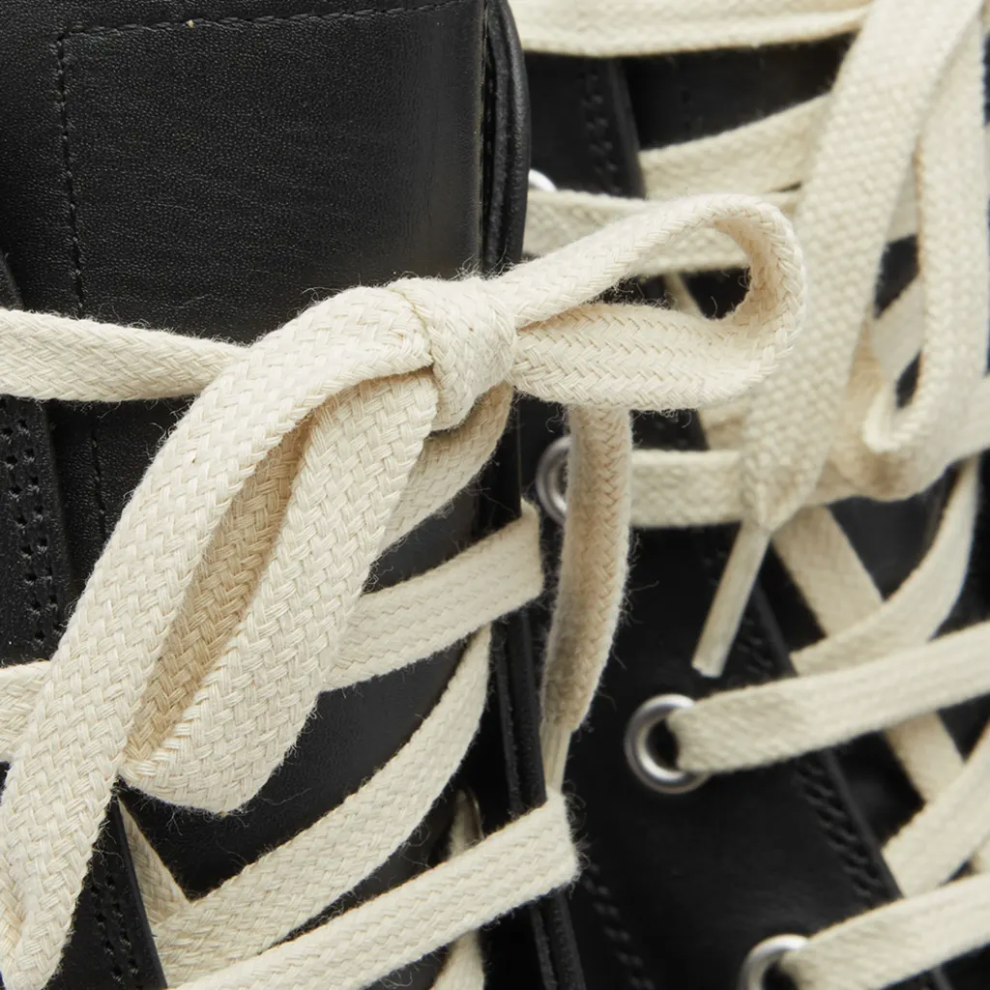 Buy RICK OWENS HIGH SNEAKER BLACK & MILK | Krewsa South Africa