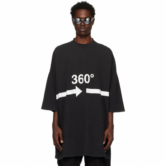 Buy BALENCIAGA Black 360 Tubular Oversized T-Shirt | Krewsa South Africa