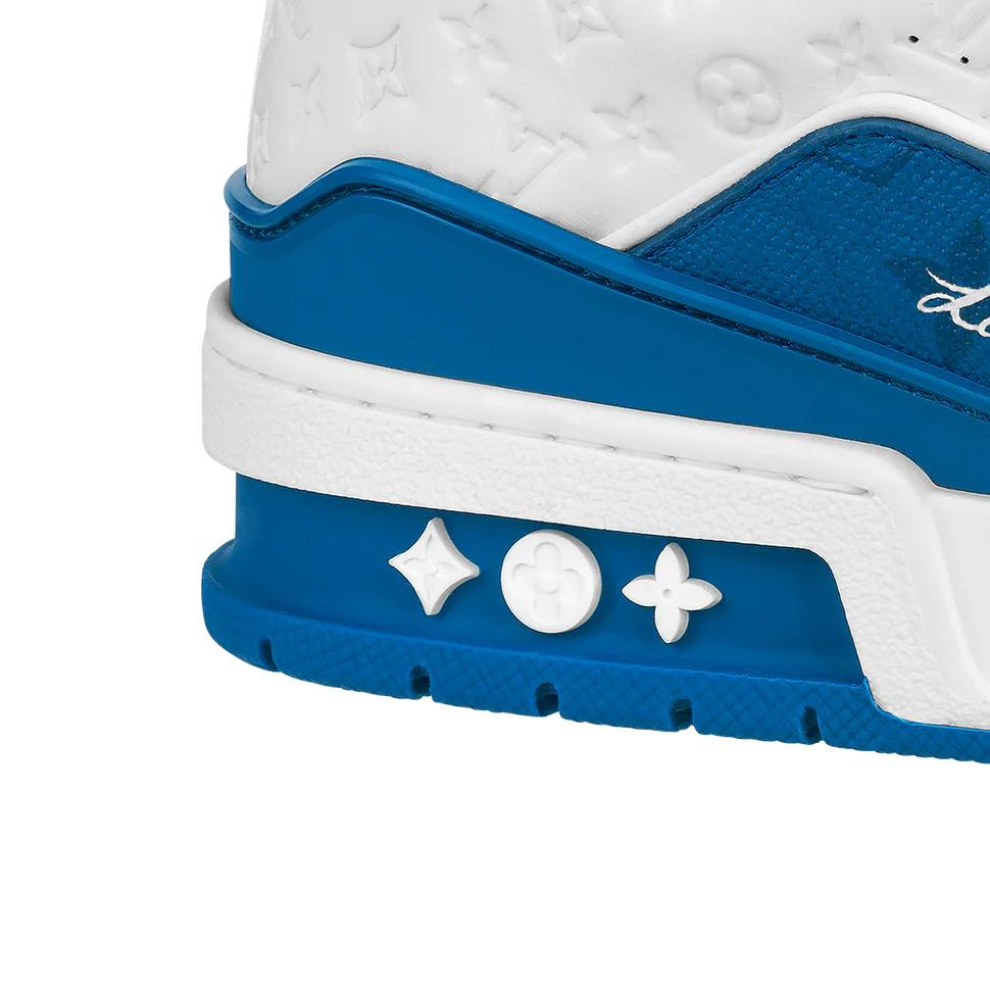 Buy LOUIS VUITTON LV TRAINER '54' WHITE BLUE SNEAKER | Krewsa South Africa
