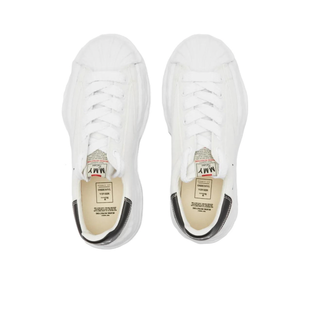 Buy MAISON MIHARA YASUHIRO BLAKEY LOW ORIGINAL SOLE CANVAS SNEAKER WHITE | Krewsa South Africa