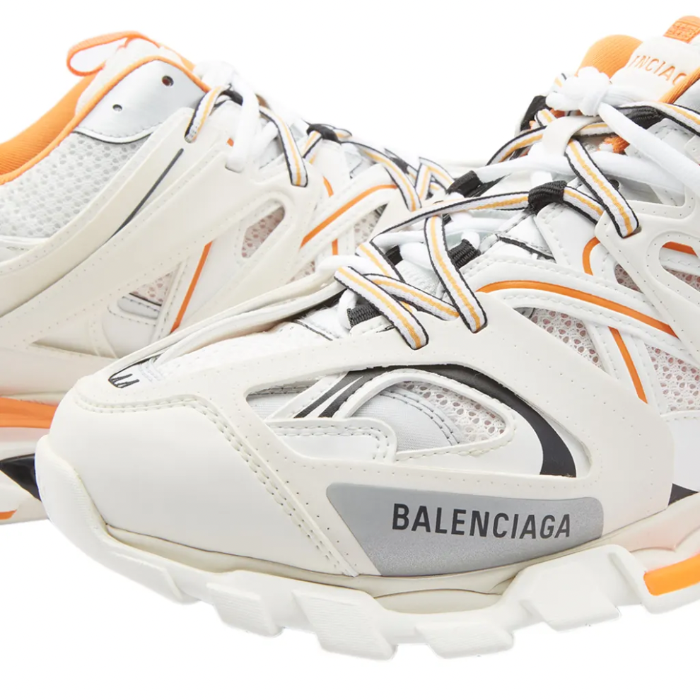 Buy BALENCIAGA TRACK SNEAKER WHITE & ORANGE | Krewsa South Africa