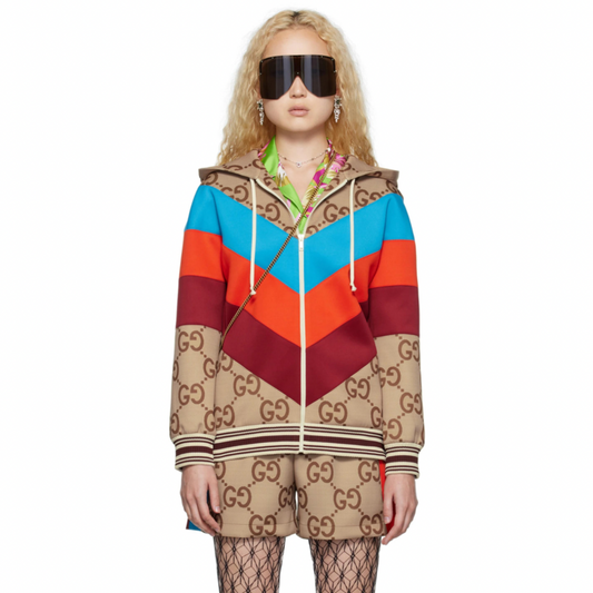 Buy GUCCI Beige Jumbo GG Chevron Web Jacket | Krewsa South Africa