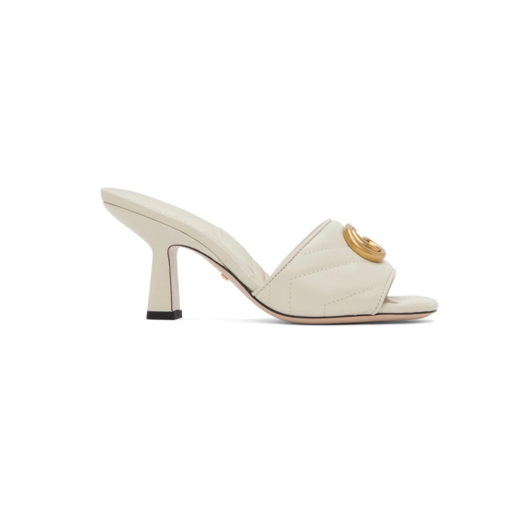 Buy GUCCI Off-White Double G Heeled Sandals | Krewsa South Africa