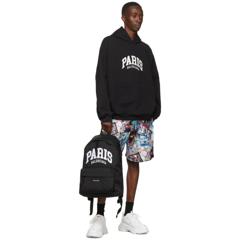 Buy BALENCIAGA Black Cotton Hoodie | Krewsa South Africa