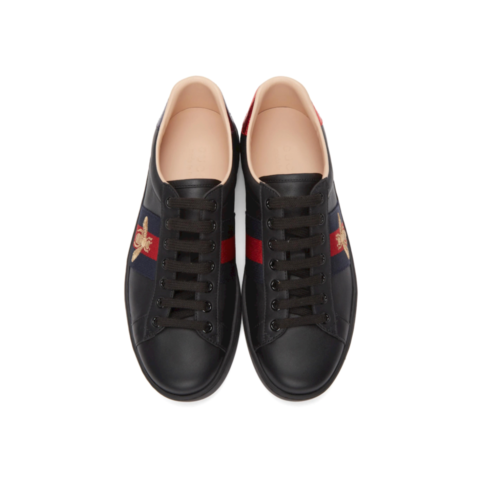 Buy GUCCI Black Embroidered Ace Sneakers | Krewsa South Africa