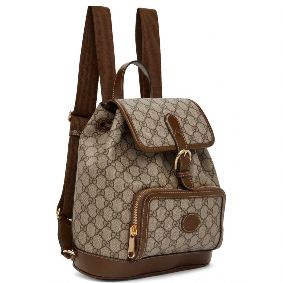 Buy GUCCI Beige & Brown GG Supreme Retro Backpack | Krewsa South Africa