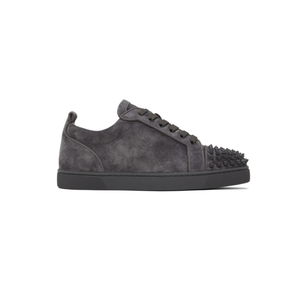 Buy CHRISTIAN LOUBOUTIN Gray Louis Junior Spikes Orlato Low-Top Sneakers | Krewsa South Africa