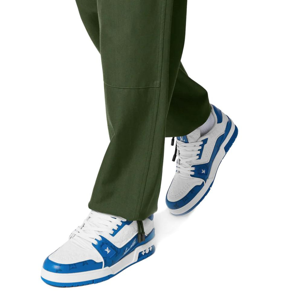 Buy LOUIS VUITTON LV TRAINER '54' WHITE BLUE SNEAKER | Krewsa South Africa
