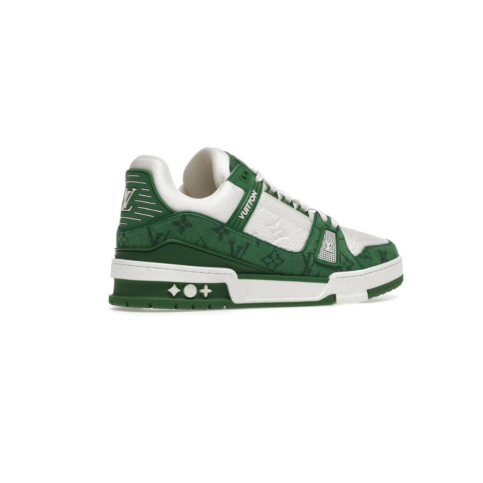 Buy LOUIS VUITTON LV MONOGRAM GREEN DENIM SNEAKER | Krewsa South Africa