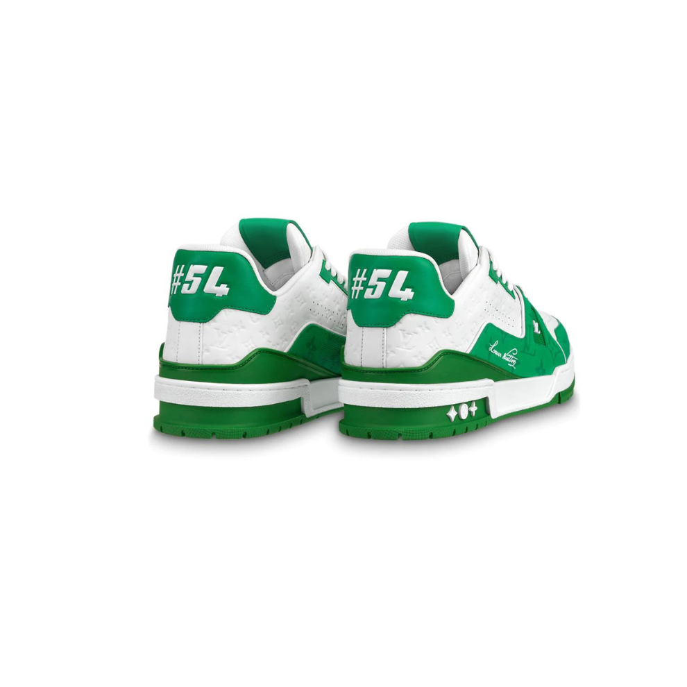 Buy LOUIS VUITTON LV TRAINER '54' WHITE GREEN SNEAKER | Krewsa South Africa
