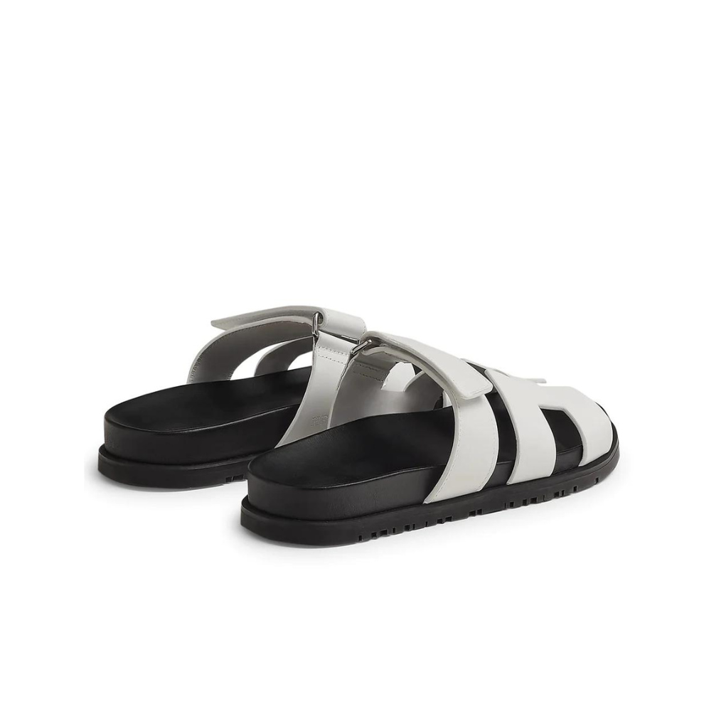 Buy HERMES PARIS CHYPRE WHITE BLACK SANDAL | Krewsa South Africa