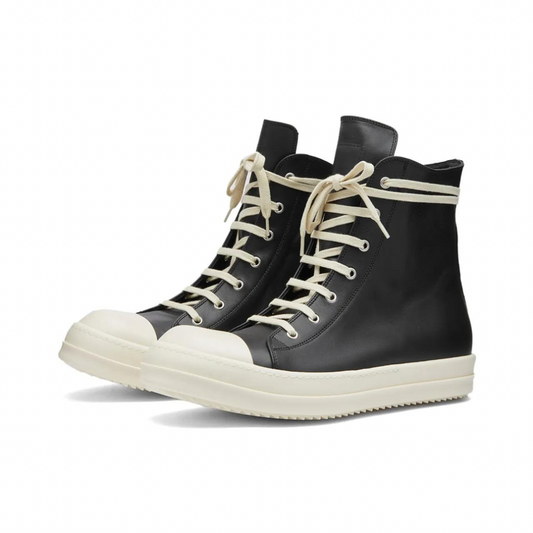 Buy RICK OWENS HIGH SNEAKER BLACK & MILK | Krewsa South Africa
