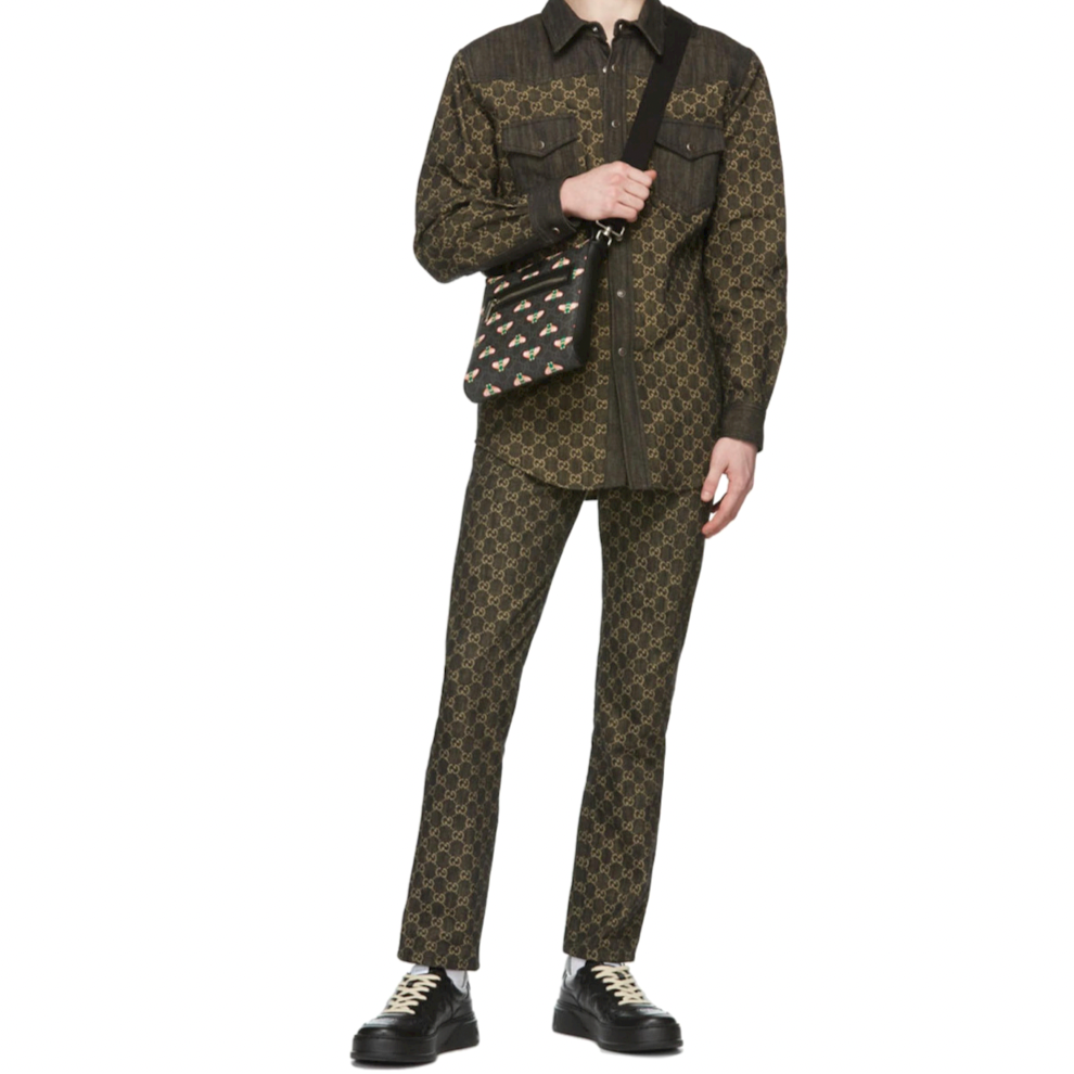 Buy GUCCI Black GG Embossed Sneakers | Krewsa South Africa