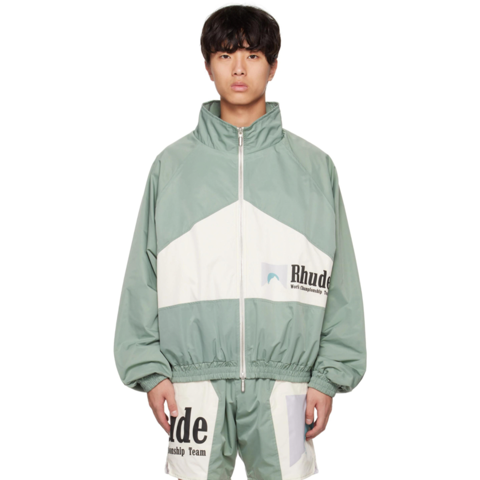 Buy RHUDE Blue & Off-White Senna Flight Jacket | Krewsa South Africa