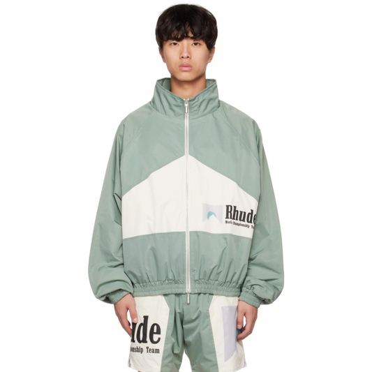 Buy RHUDE Blue & Off-White Senna Flight Jacket | Krewsa South Africa