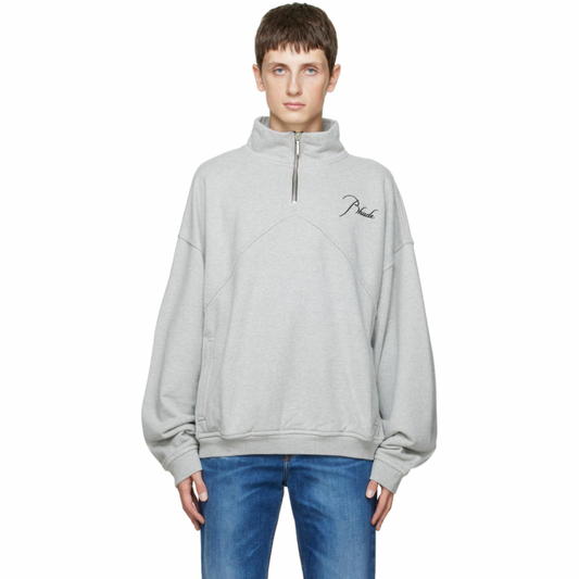 Buy RHUDE Gray Quarter Zip Sweatshirt | Krewsa South Africa