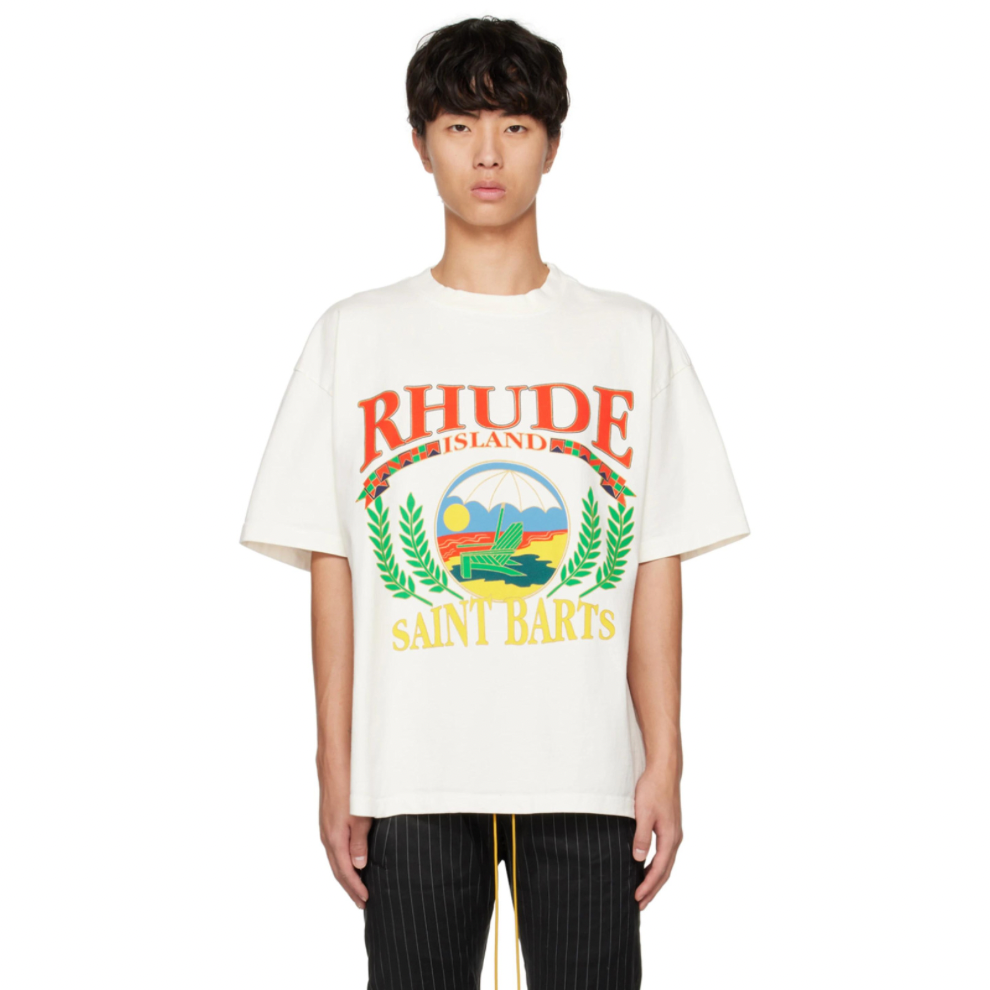 Buy RHUDE White Beach Chair T-Shirt | Krewsa South Africa