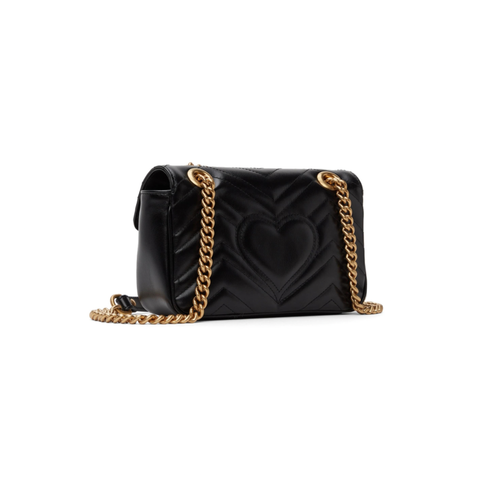 Buy GUCCI Black Mini GG Marmont 2.0 Shoulder Bag | Krewsa South Africa