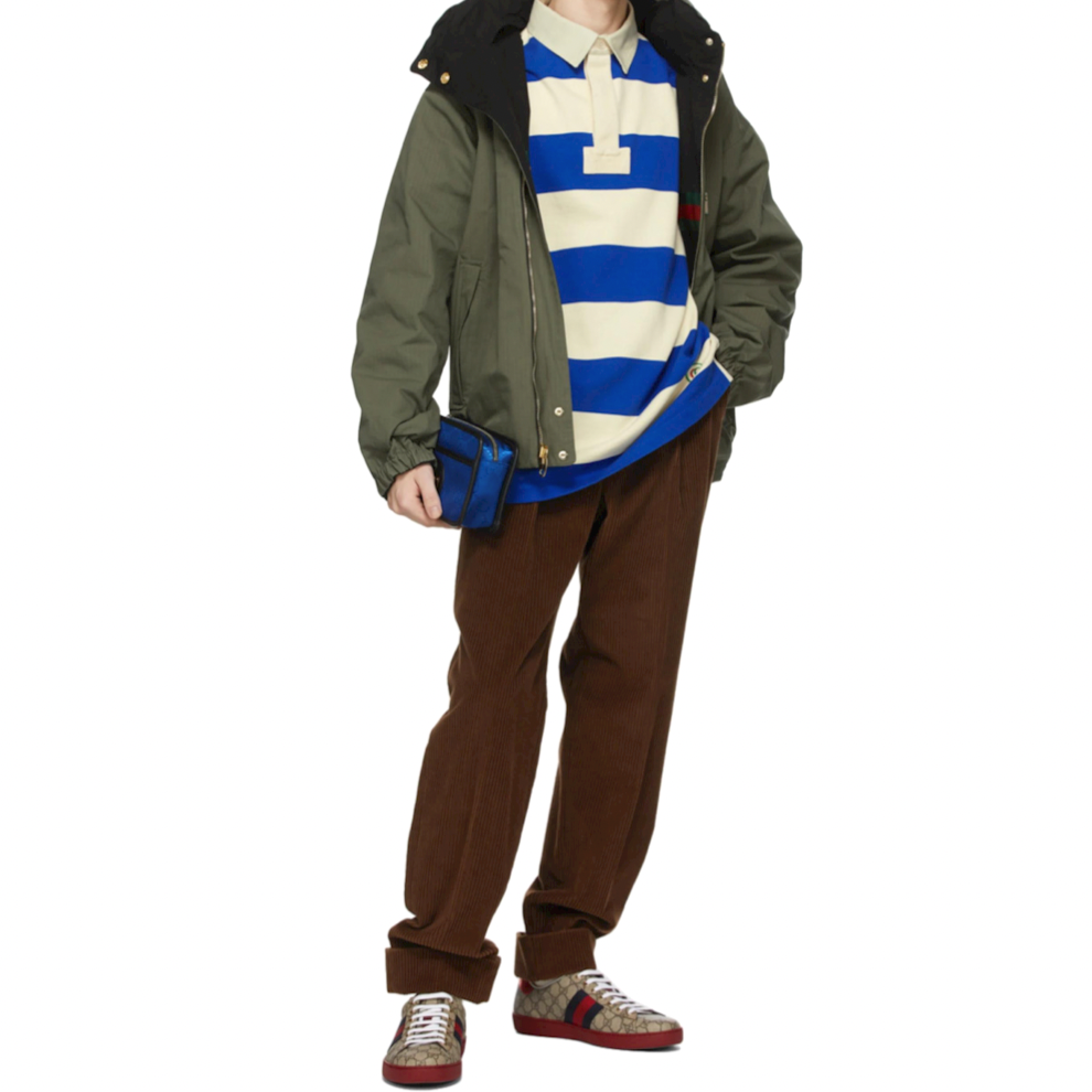 Buy GUCCI Beige GG Supreme New Ace Sneakers | Krewsa South Africa