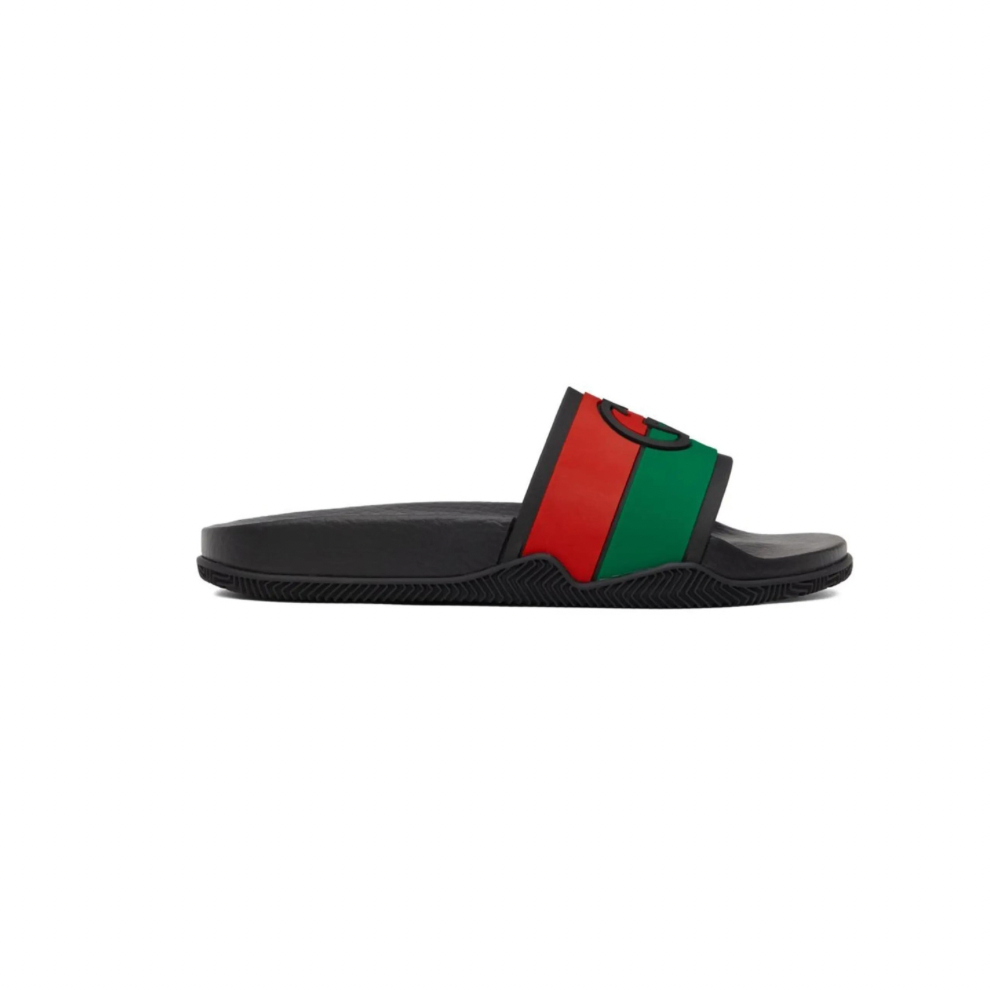 Buy GUCCI Black Interlocking G Slip-On Sandals | Krewsa South Africa