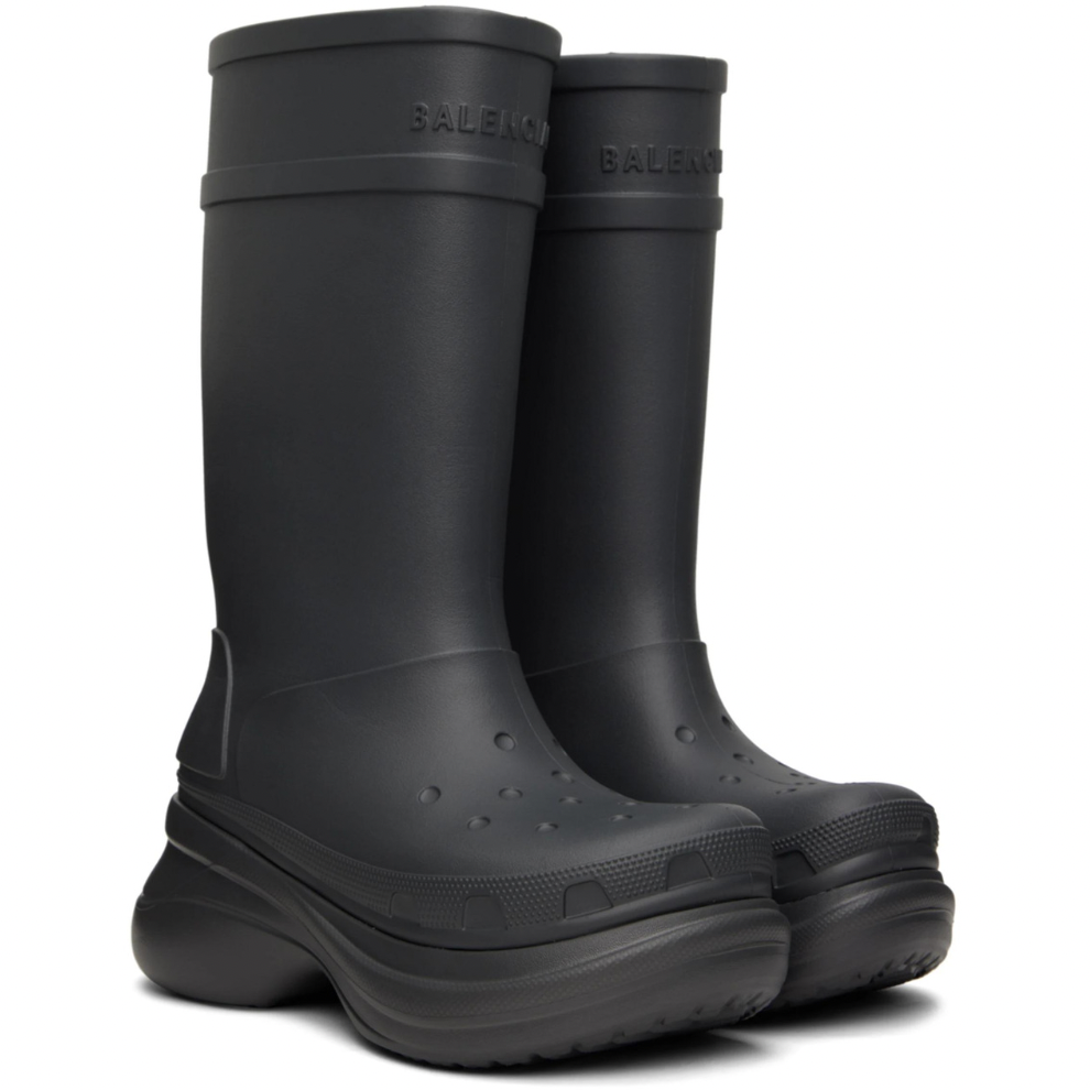 Buy BALENCIAGA Gray Crocs Edition Boots | Krewsa South Africa