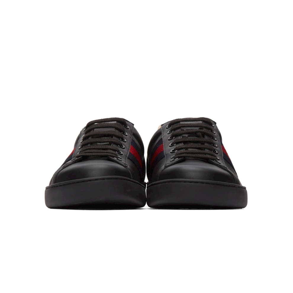 Buy GUCCI Black Embroidered Ace Sneakers | Krewsa South Africa