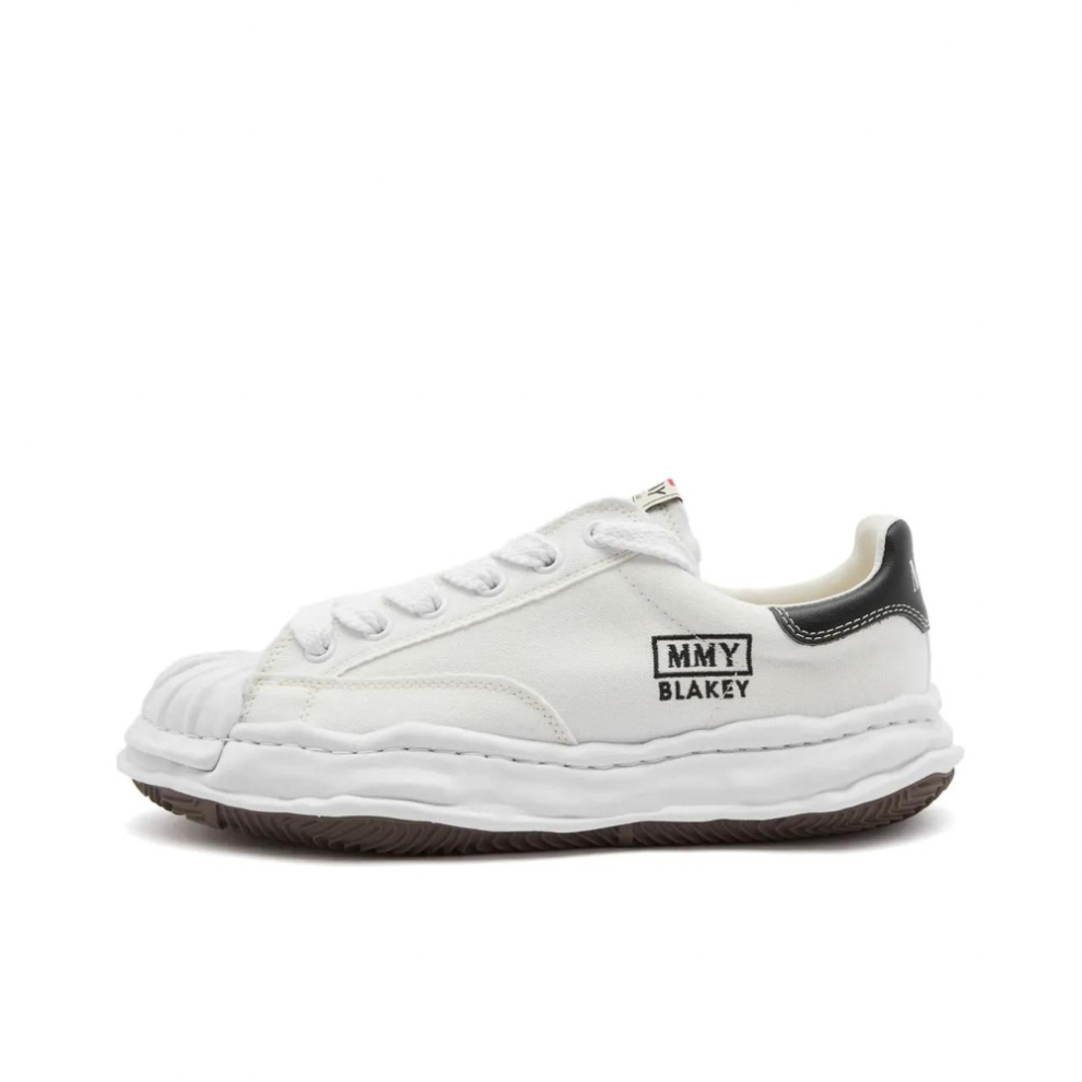 Buy MAISON MIHARA YASUHIRO BLAKEY LOW ORIGINAL SOLE CANVAS SNEAKER WHITE | Krewsa South Africa