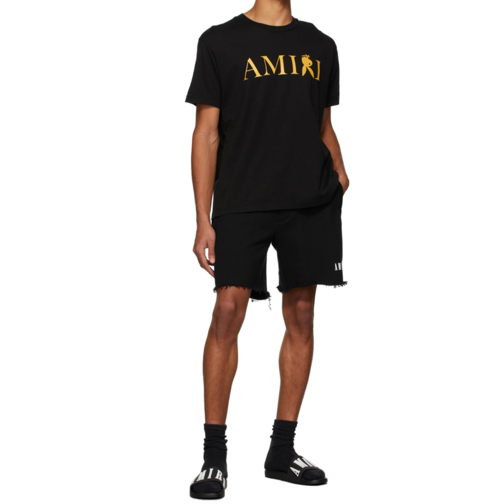 Buy AMIRI Black Logo Pool Slides | Krewsa South Africa