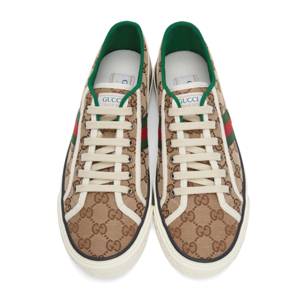Buy GUCCI Beige GG 'Gucci Tennis 1977' Sneakers | Krewsa South Africa
