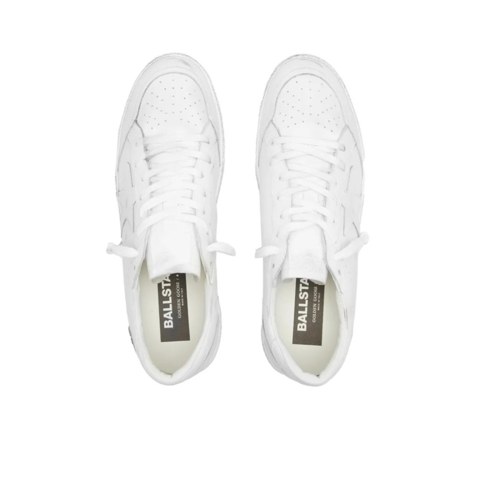 Buy GOLDEN GOOSE BALL STAR LEATHER SNEAKER OPTIC WHITE | Krewsa South Africa