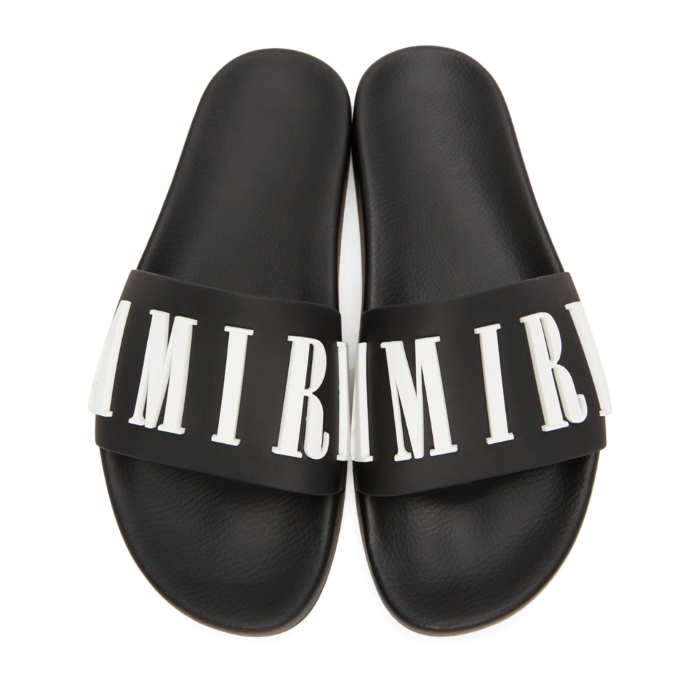 Buy AMIRI Black Logo Pool Slides | Krewsa South Africa