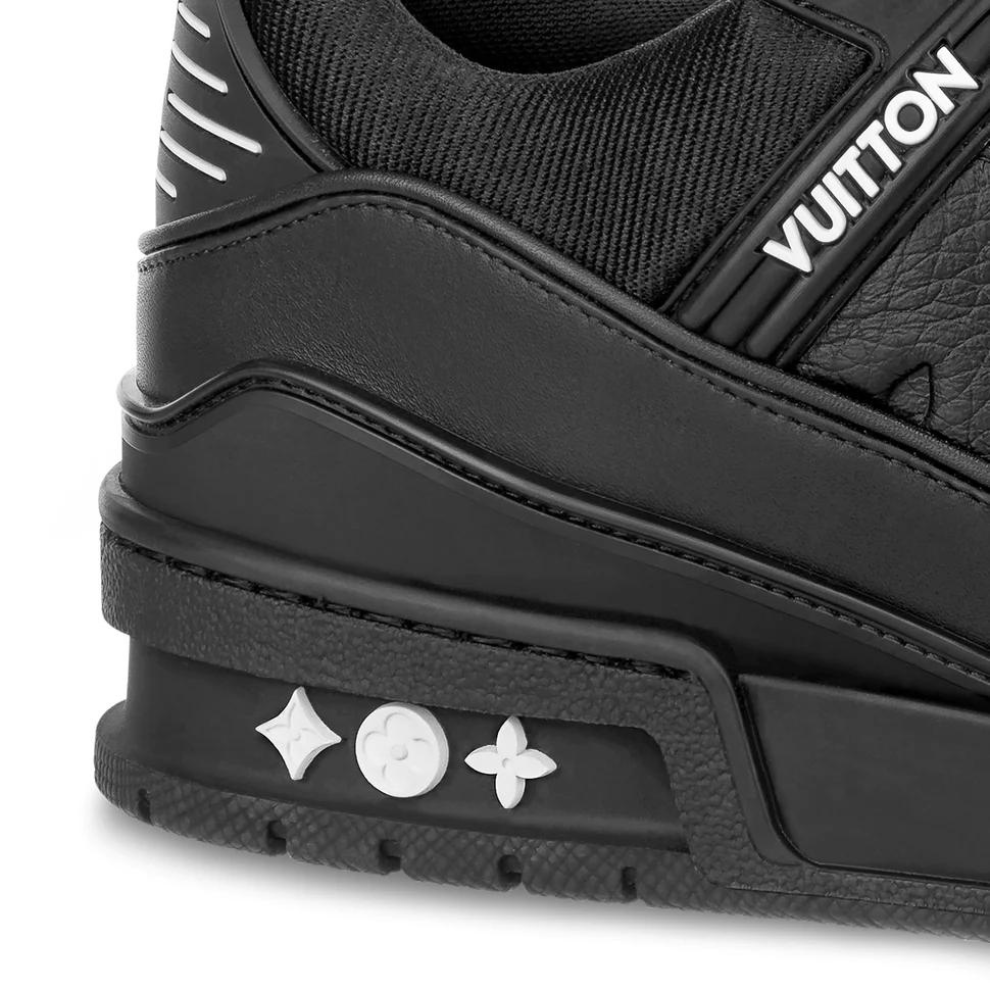 Buy LOUIS VUITTON LV TRAINER BLACK LEATHER SNEAKER | Krewsa South Africa