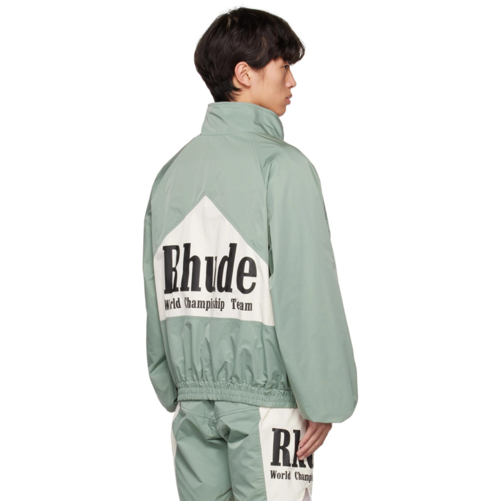 Buy RHUDE Blue & Off-White Senna Flight Jacket | Krewsa South Africa