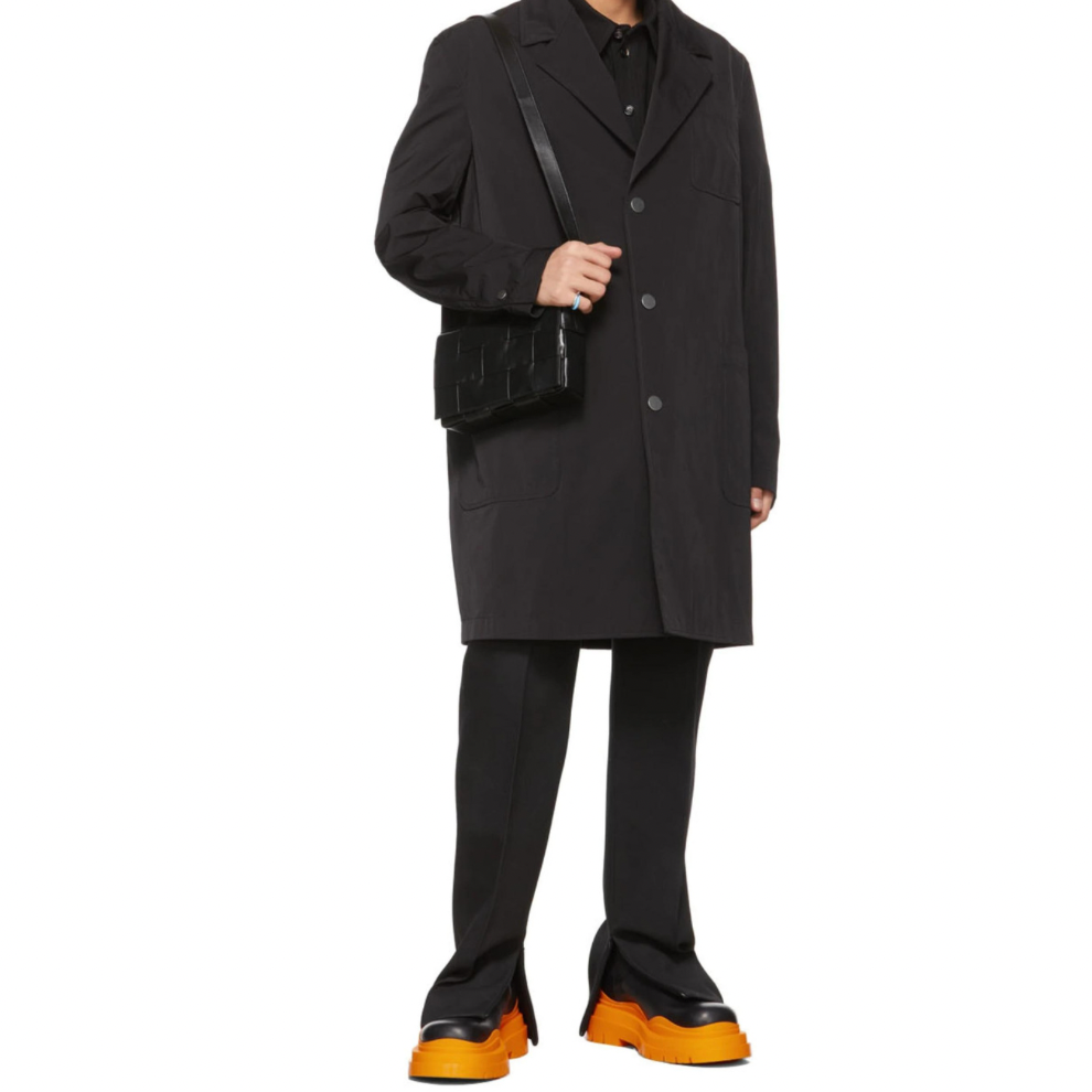 Buy BOTTEGA VENETA Black & Orange Tire Chelsea Boots | Krewsa South Africa